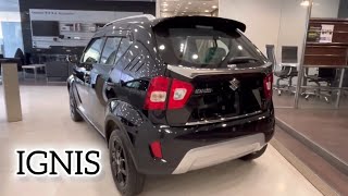 Maruti IGNIS Zeta Black  Feature Price Interior Full Review  IGNIS 2024 [upl. by Neyrb319]