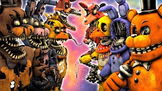 SFM FNaF Nightmare VR vs Withered [upl. by Diella]