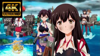 MAD 艦これ 「海色 ＡＫＩＮＯ」４K６０ｆｐｓ フレーム補間 ハイレゾ高音質 [upl. by Anialahs]