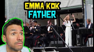 Emma Kok  Father REACTION Demi Lovato Cover Liberationconcert Margraten 2023 [upl. by Kameko]