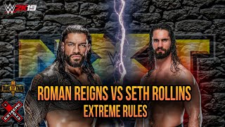 Full Match  Roman Reigns vs Seth Rollins Extreme Rule [upl. by Turrell]