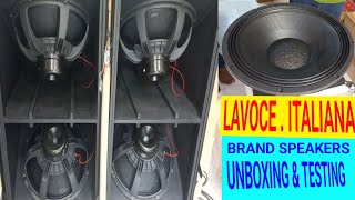 Lavoce Brand Double Bass 21 inch Speaker Sound System Dj Wholesale Market Hubli [upl. by Darnoc616]