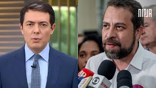 🔥Repórter tenta armar pegadinha mas escorrega🔥Boulos detona em sabatina da Globo🔥 [upl. by Meyer]