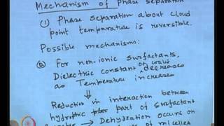 Mod01 Lec29 Surfactant Based Separation Processes [upl. by Swamy]