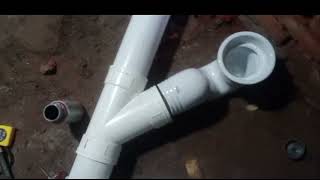 drainage pipe installation house [upl. by Dulcine641]