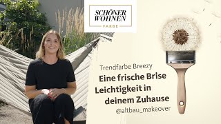 Neue Trendfarben 2024  Einrichtungstrends  Trendfarbe Breezy  Entspannung Zuhause [upl. by Brucie982]