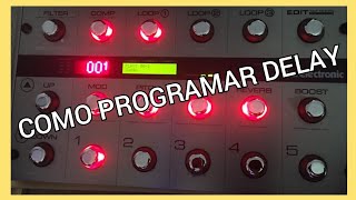 Como CONFIGURAR DELAY para tocar la canción SIGNOS de SODA STEREO TUTORIAL BOSS GT1 [upl. by Mahgem]