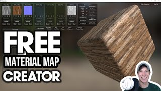 FREE TOOL For Creating PBR Material Maps from Photos  Materialize [upl. by Assilat]