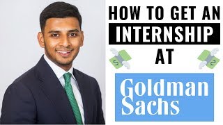 How I Got an Internship at Goldman Sachs in London And HOW YOU CAN as Well [upl. by Aylsworth]