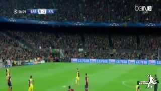 Diego Ribas UNBELIEVABLE Goal  FC Barcelona 1  1 Atletico Madrid  01042014 [upl. by Nnav]