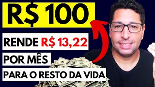 COMO GANHAR R 1322 POR MÊS INVESTINDO APENAS R 10000 POR MÊS [upl. by Waers737]