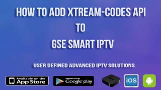 HOW TO ADD XTREAMCODES API GSE SMART IPTV [upl. by Duquette742]