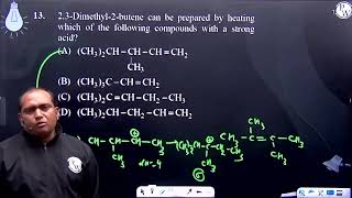 2 3Dimethyl2butene can be prepared by heating which of the following compounds with a strong [upl. by Akelam314]