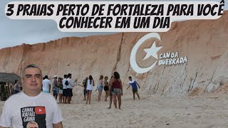 Três PRAIAS perto de FORTALEZA para VOCÊ CONHECER em um dia [upl. by Philipps283]