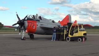 quotJanetquot Fairey Gannet T5 XT752 Ground Testing  N752XT [upl. by Woodley]