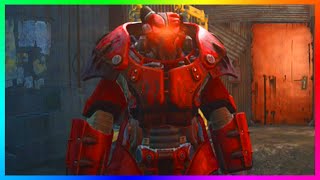 Fallout 4 BEST amp RAREST Suit Of Power Armor  Full quotX01 Power Armorquot Suit Location Fallout 4 [upl. by Radnaxela]