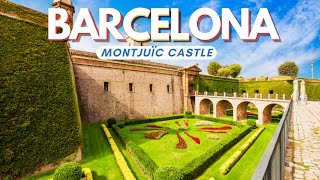 Walking Tour of Montjuïc Castle  Discover Barcelonas Historic Fortress [upl. by Aicekal]