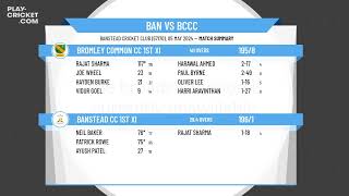 Banstead CC 1st XI v Bromley Common CC 1st XI [upl. by Magdalen]