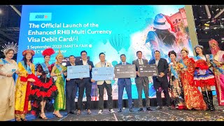 RHB Multi Currency Visa Debit Cardi NEW Proposition Launch [upl. by Ahsienyt]