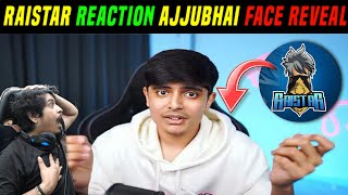 RAISTAR REACTION On AJJUBHAI FACE REVEAL 😱🔥 Raistar face reveal video  Total Gaming face reveal [upl. by Nnaharas]