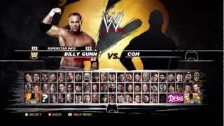 WWE 12  My Completed CAW Roster X360 [upl. by Nadabus]