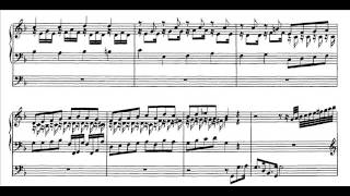 Dieterich Buxtehude  Toccata in F BuxWV 156  wscore [upl. by Sucramed]