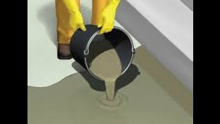 Self leveling underlayment used to repair concrete [upl. by Mackler949]