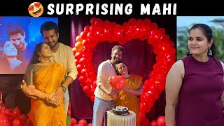 Mahi இத எதிர்பார்க்கல🤩Emotional Birthday Surprise for Mahi [upl. by Nyad728]