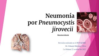 Neumonía por Pneumocystis jirovecii PJP [upl. by Eillo339]