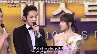 Jang Geun SukKBS AWARDS 2010Romanian sub [upl. by Boys871]