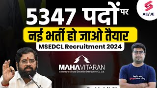 MSEDCL Recruitment 2024  MSEB Recruitment 2023  5300 Vacancy Vidyut Sahayak [upl. by Adnileb]