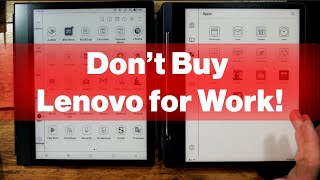 Buy this instead  Lenovo Smart Paper vs Boox Note Air 2 [upl. by Flodnar]