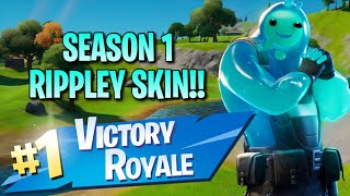 Season 1 quotRippleyquot Skin 10 Elims  Fortnite Battle Royale Gameplay [upl. by Stargell]