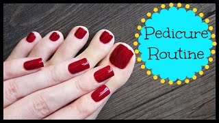 My Pedicure Routine  JennyClaireFox [upl. by Alitta768]