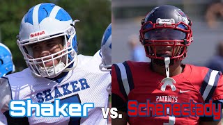 Shaker vs Schenectady 2021 High School Football [upl. by Anirdnajela]