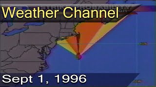 The Weather Channel  Hurricane Edouard  Sept 1 1996 [upl. by Rimidalb479]