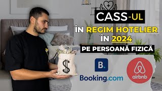 CASS la veniturile din Regim Hotelier din Booking si Airbnb  Imobiliare 2024 [upl. by Shay]