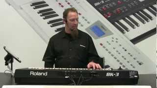 Roland BK3 NAMM 2013 Booth Demo [upl. by Adilen]