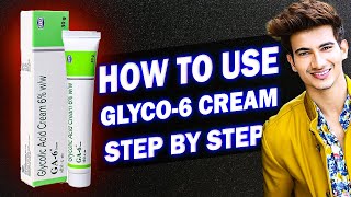 HOW TO USE GLYCO 6 CREAM  Glyco 6 Cream Kaise Use Kare  TEJASVA CHANDEL [upl. by Nihahs]