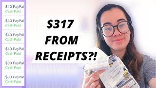 HOW I MADE 317 FROM SCANNING RECEIPTS  Top 3 Receipt Apps to Make Money [upl. by Modnarb739]