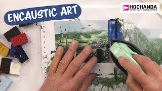 Learn Something new with Encaustic Art and Hochanda  Beginners Guide to Art with Wax [upl. by Oknuj]