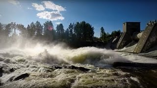 Imatrankoski  koskinäytös  Imatra Rapid  Full HD slow motion 2015 Jul [upl. by Stichter335]