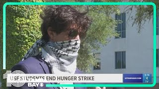 USF students end hunger strike after 3 weeks [upl. by Aseena125]