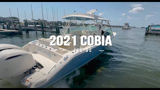 Check Out this Immaculate 2021 Cobia 330 DC  Palm Harbor FL [upl. by Gilemette]