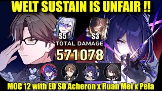 WELT SUSTAIN IS JUST UNFAIR  x E0 S0 Acheron x Ruan Mei Team MOC 12 Showcase F2P LC [upl. by Pietro]