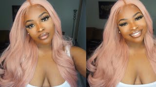 Rose Gold Amazon Wig  38  LucyHairWig 🌸 [upl. by Veta2]