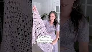 Its a Wrap FREE Crochet Pattern [upl. by Kerek]