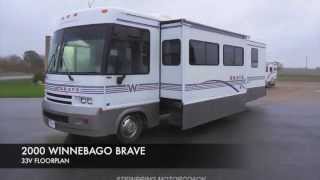 2000 Winnebago Brave 33V  Used Class A Gas Motorhome for Sale  MN Dealer [upl. by Enneyehs614]