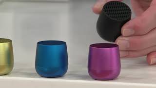 Lexon 2Pack of Mino Ultra Portable Bluetooth Speakers on QVC [upl. by Adlog]