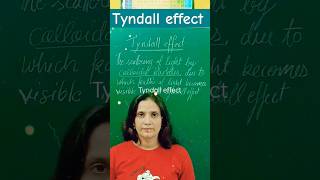 Tyndall effect class9thsolution chemistryeducation students [upl. by Benedicto]